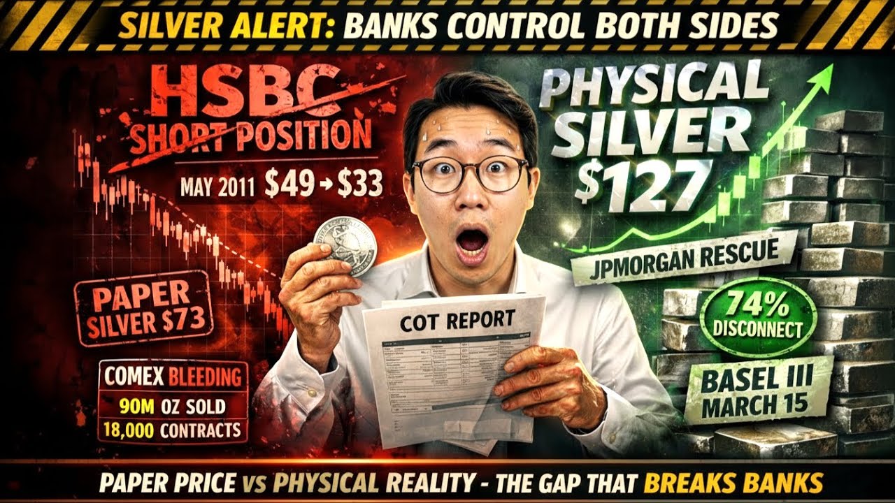SILVER ALERT! JPMorgan Sells Silver Longs to Ease HSBC's Massive Silver Short Position!