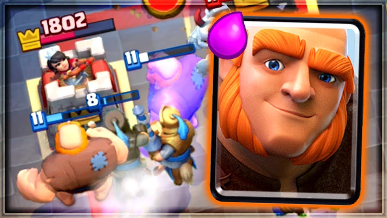 Clash Royale - GIANT SPAM! Big Trophy Push