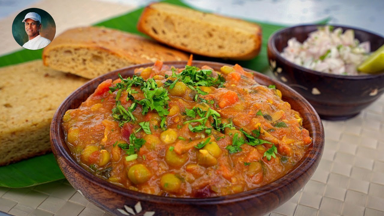 Pav Bhaji Recipe | Healthy Process of Pav Bhaji | Favorite Street Food | Manthena's Kitchen ASMR
