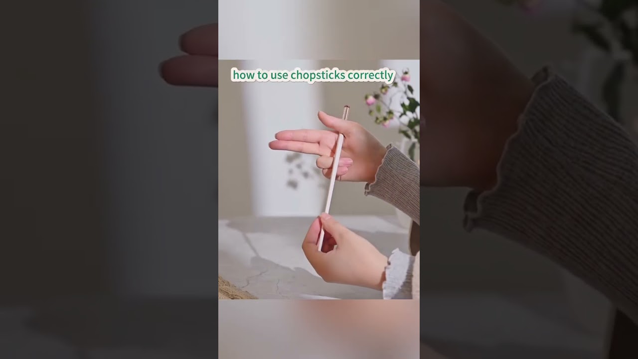 How to use chopsticks correctly#mandarin #chinesefood