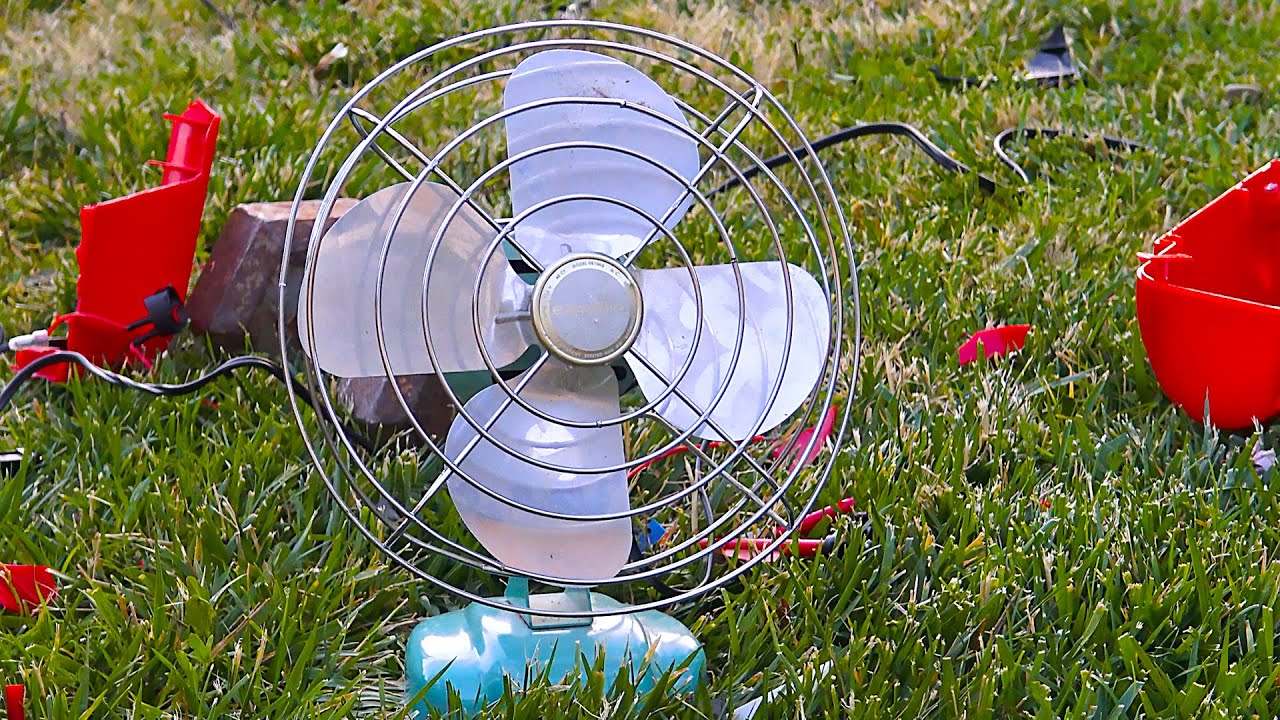 [SPARKS!] Vintage Eskimo Desk Fan Destruction
