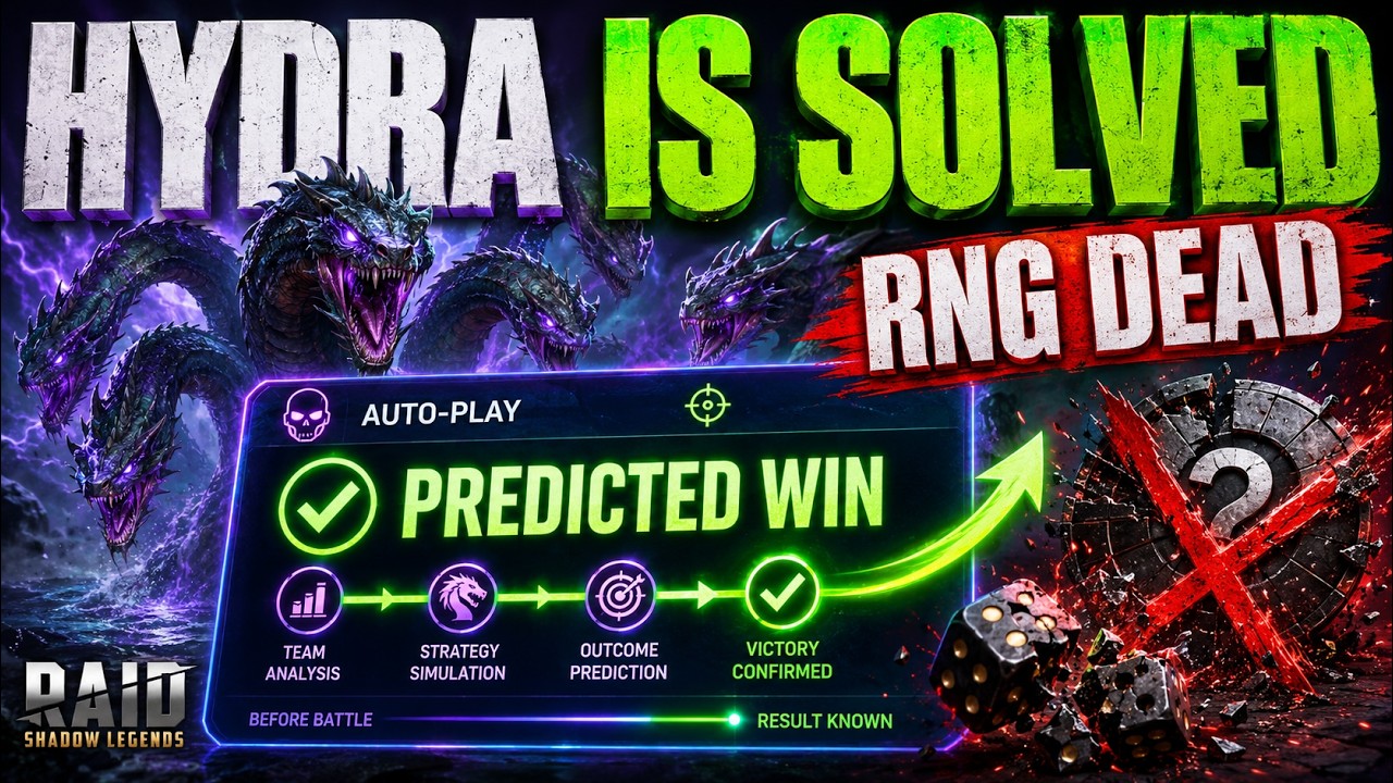RNG w Hydrze NIE ŻYJE... Ten autoklikacz przewiduje przebieg walki Raid: Shadow Legends