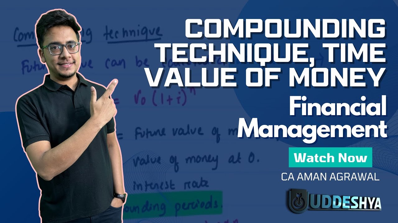 #8 COMPOUNDING TECHNIQUE, TIME VALUE OF MONEY | FINANCIAL MANAGEMENT | B.COM