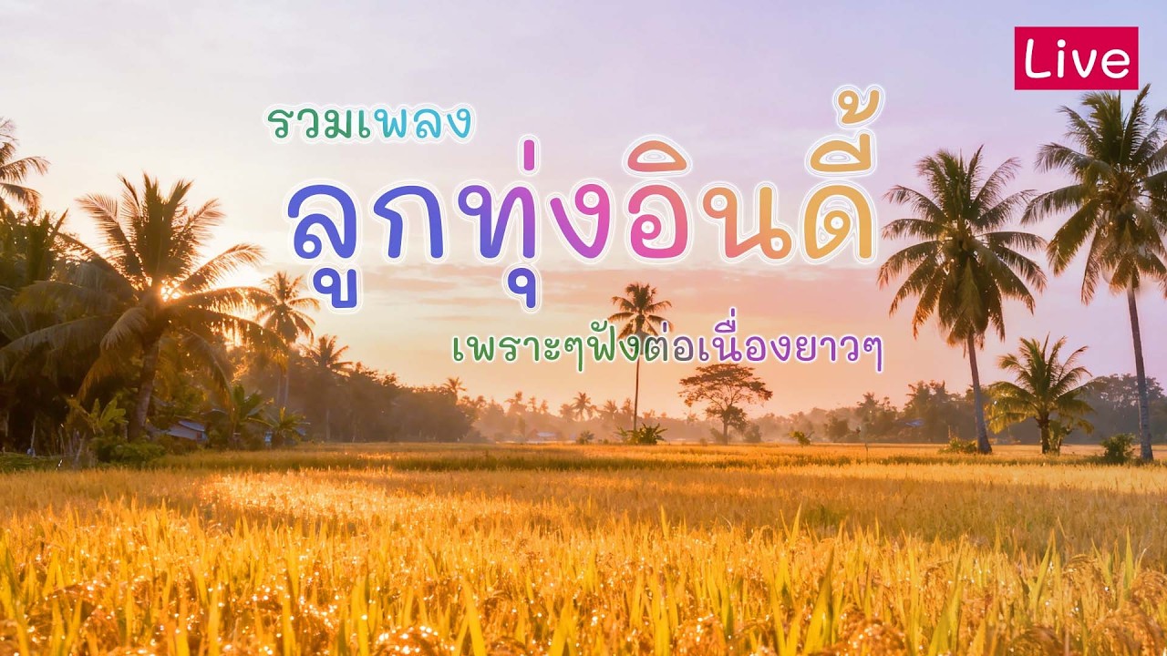 รวมเพลงลูกทุ่งอินดี้ เพราะๆ ฟังต่อเนื่องยาวๆ ฟังวันหยุดพักผ่อน
