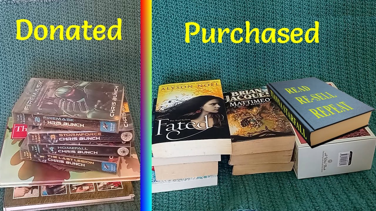 Charity Shop Donations and Purchases - Books