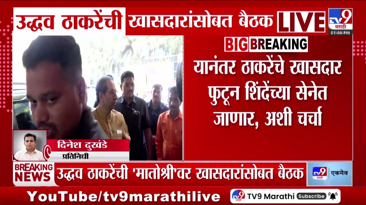 Uddhav Thackeray यांची खासदारांसोबत बैठक | Maharashtra Politics