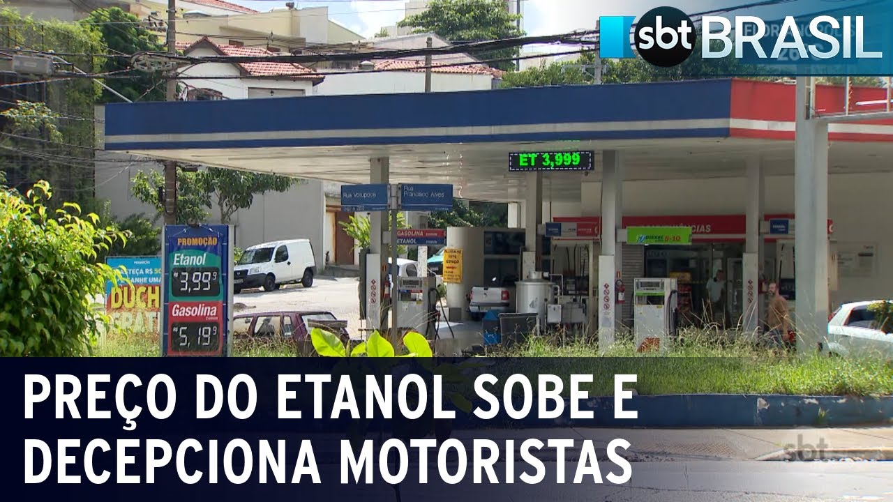 Pre&ccedil;o do etanol sobe e decepciona motoristas | SBT Brasil (16/03/21)