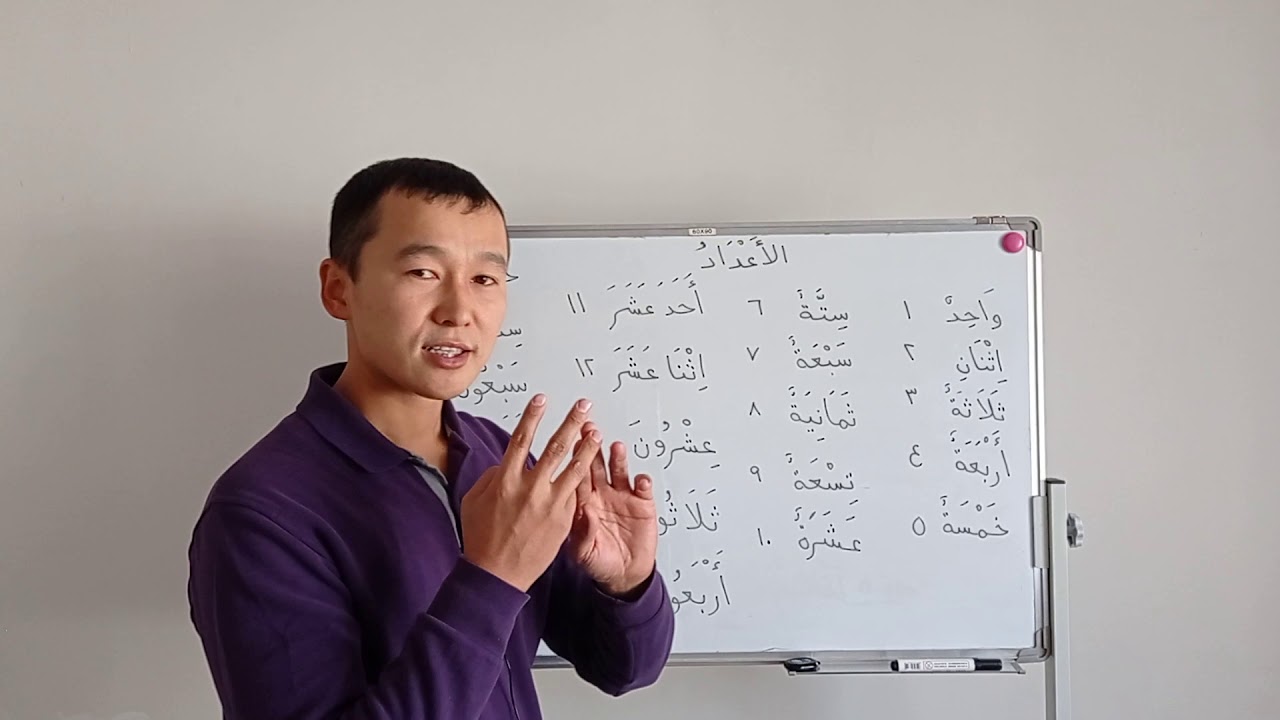 الأعداد في اللغة العربية - Сандар араб тилинде