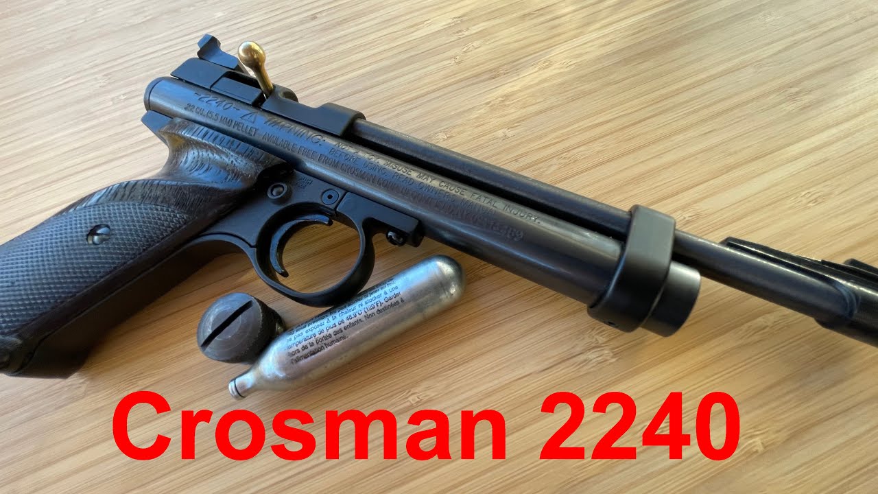 Crosman 2240 Pellet Air Pistol 22 cal