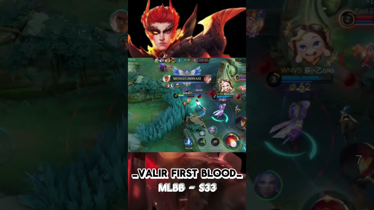 Valir First Blood🔥Valir Best Build 2024, Valir Gameplay, Build Valir Tersakit, Mlbb - S33