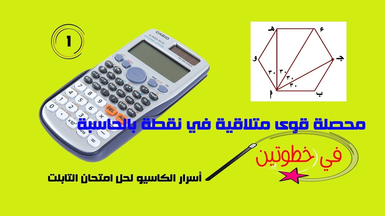 اسرار الحاسبة لحل مسائل محصلة القوي المتلاقية في نقطة - طريقة جديدة