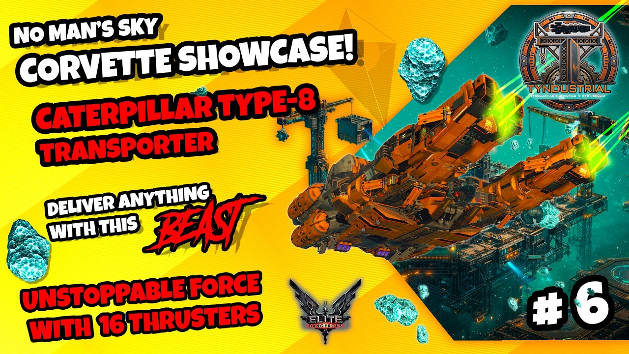 Caterpillar Type-8 Showcase | 16 Thrusters of Pure Power