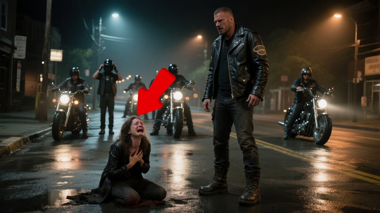 Her Painful Cry Froze the Street—What the Hells Angels Did Next Shocked Everyone There Tonight