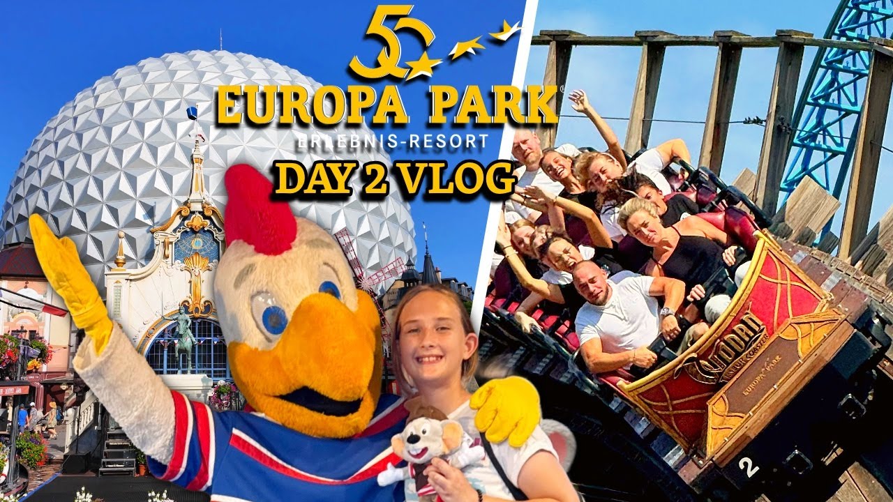 EUROPA PARK Day 2 Vlog 2025 | Arthur, Voltron, Matterhorn Blitz, Wodan, Silver Star + More Rides!