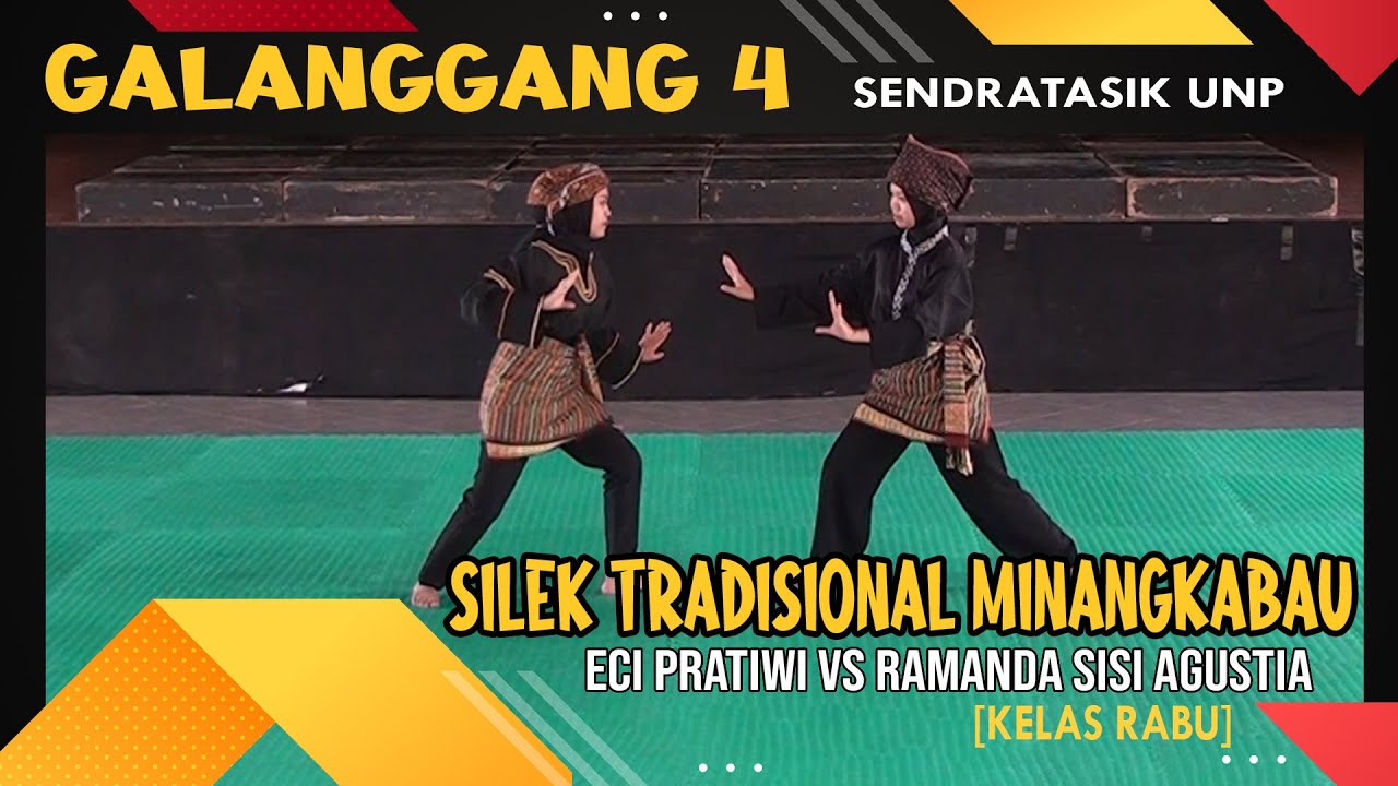 Eci Pratiwi  VS Ramanda sisi Agustia - Silek Tradisional Minangkabau ⏭️ GALANGGANG 4 SENDRATASIK UNP