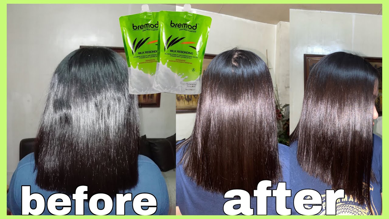 400 PESOS LANG MURANG PANGREBOND / Bremod Milk Rebonding Set [Step-by-step]