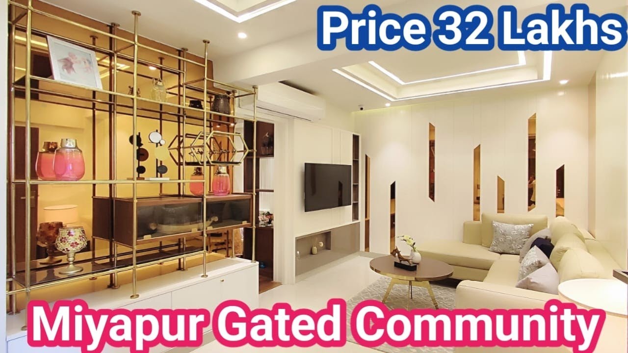 32 Lakhs || Fully Gated Community in Miyapur Hyderabad