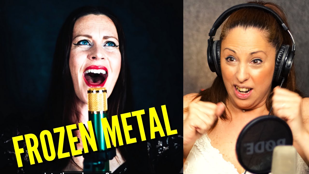 FLOOR JANSEN | Into the Unknown FROZEN VERSION METALERA? Vocal Coach REACTION & ANALYSIS (captions)