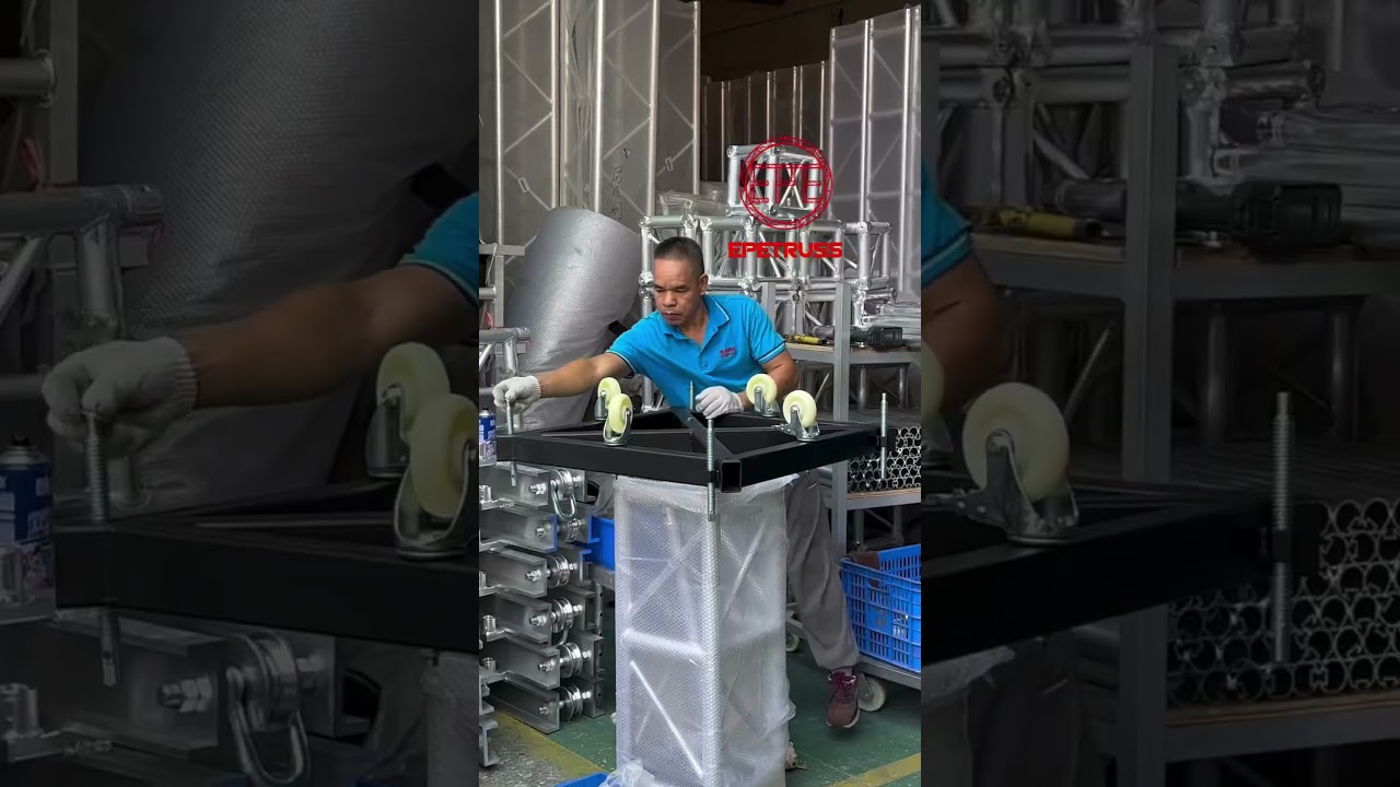 How to assemble a truss base?#truss #aluminumtruss #stagetruss #lightingtruss