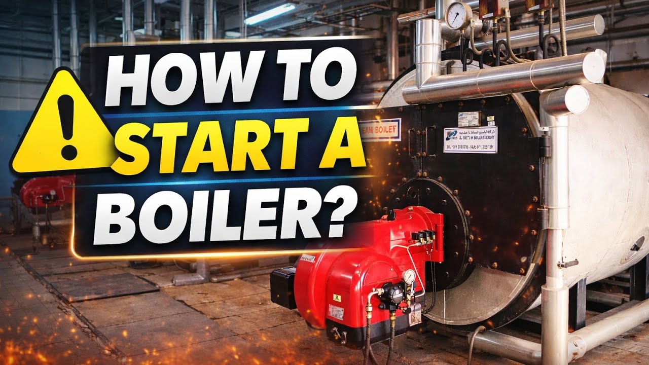 How To Start a Boiler? | Boiler Starting Procedure Step by Step 🔥