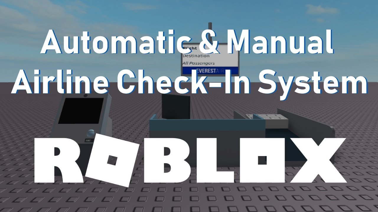 Automatic & Manual Airline Check-In System