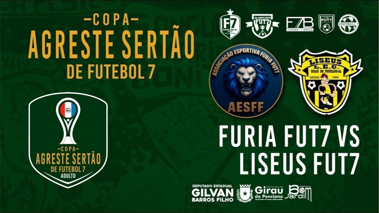 COPA AGRESTE SERTÃO FUTEBOL 7 BRASIL/ 2025
