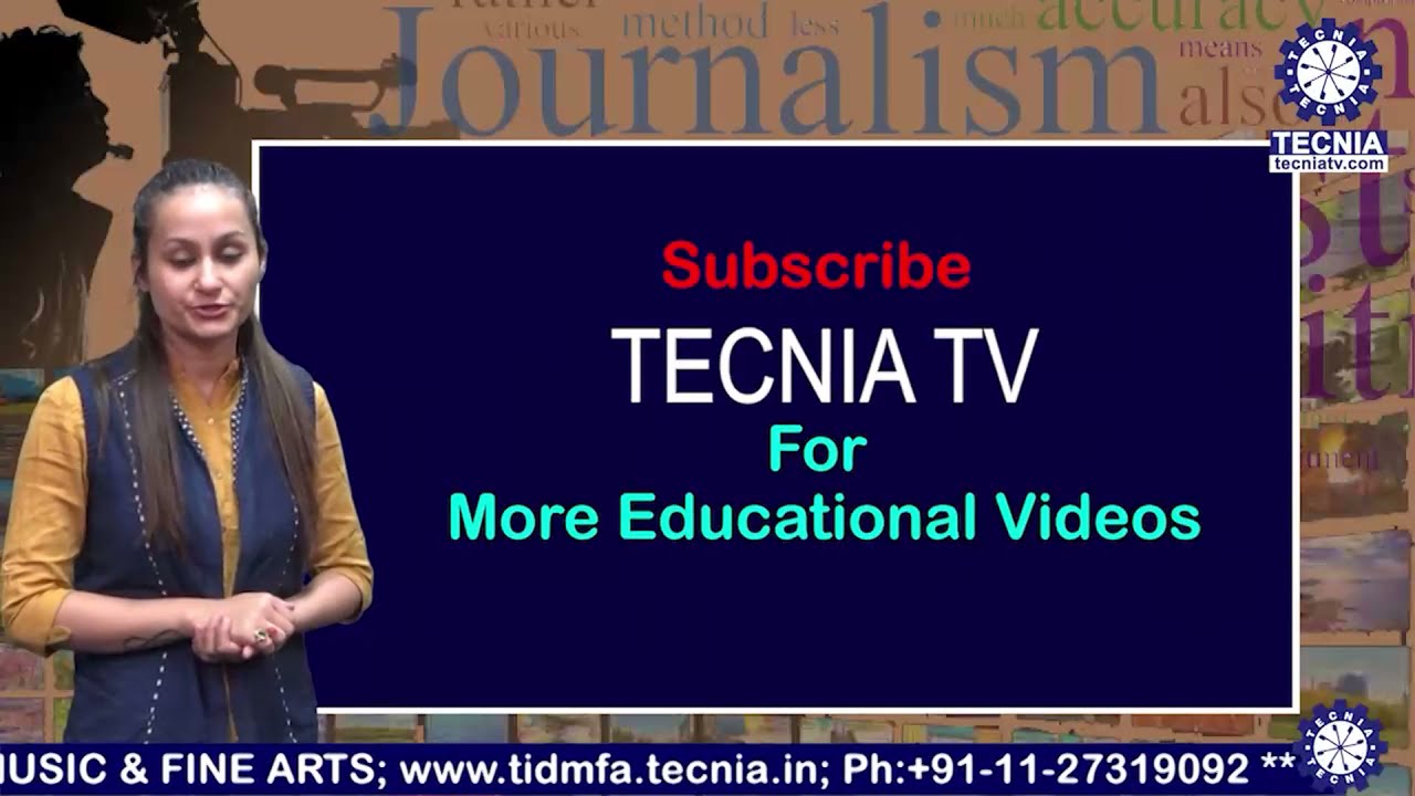 News Writing || Radio Jockeying and  News Reading || Ms.Jagriti Basera ||BA(J&MC)||TIAS||Tecnia TV