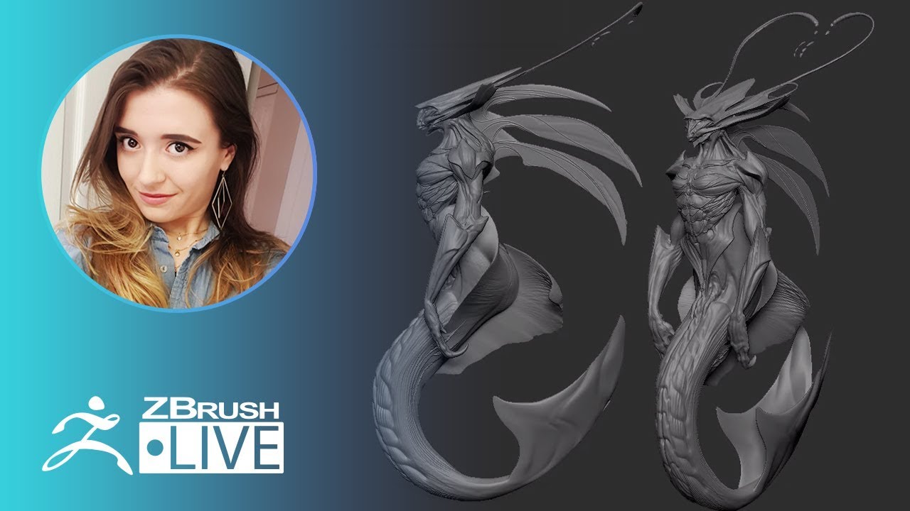 Sea Creature Concept Sculpting - Ashley A. Adams 