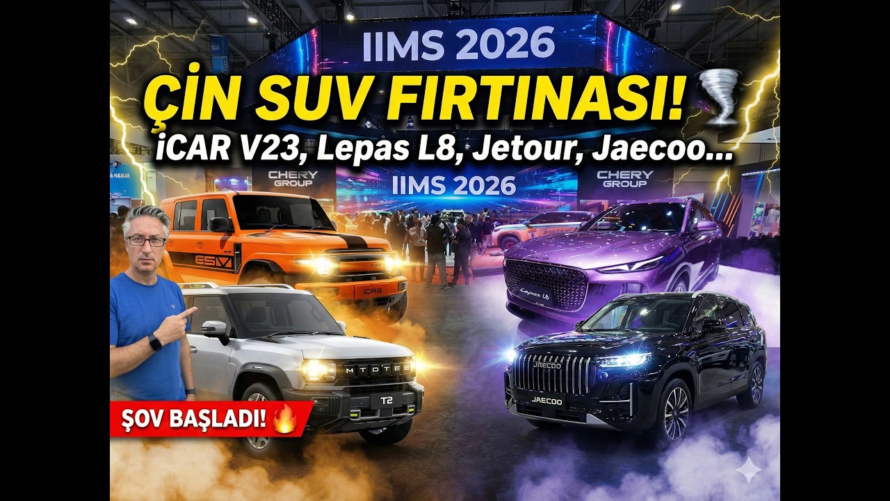 ÇİNLİ DEVLERİN İSTİLASI: iCar V23, Jaecoo, Jetour, Leapmotor ve Chery! 🇨🇳