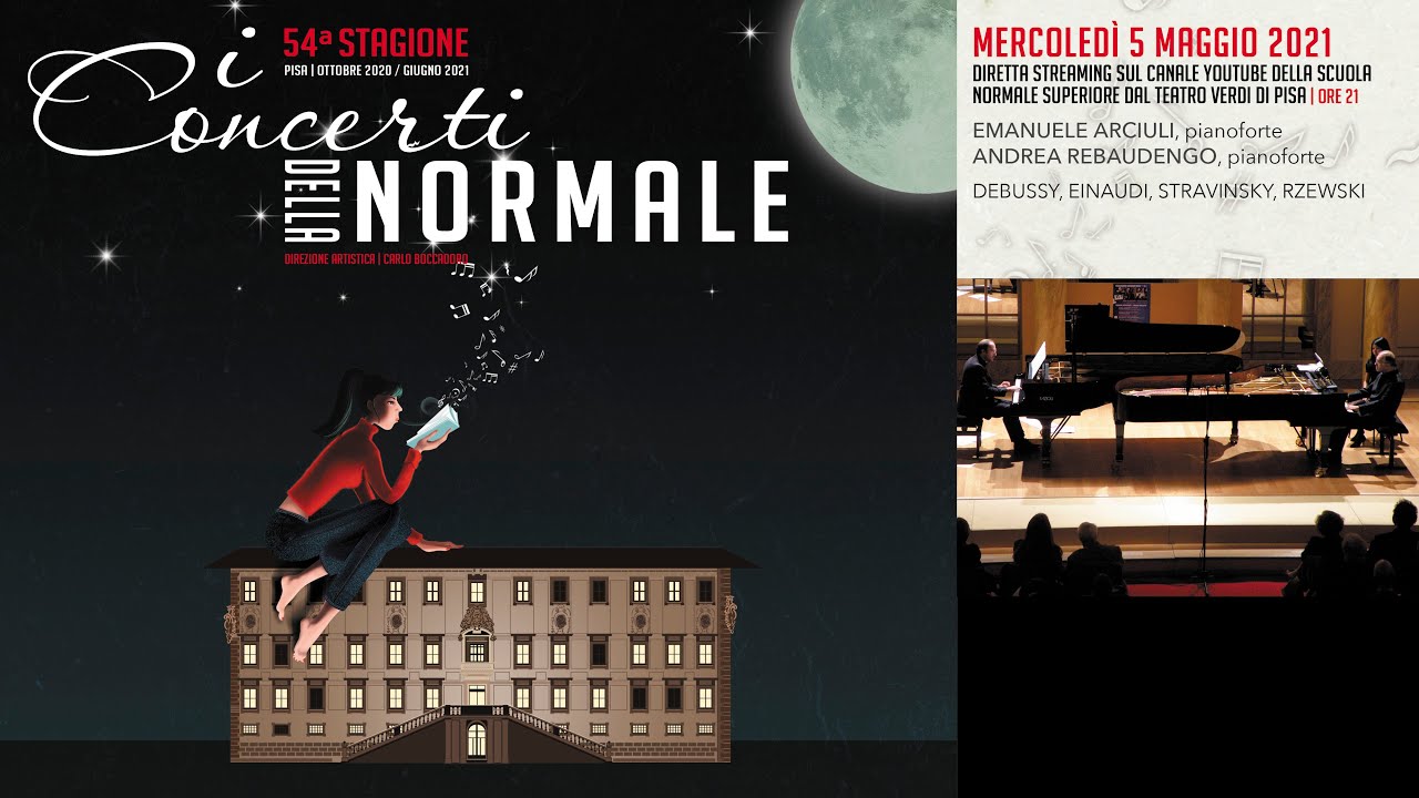Emanuele Arciuli - pianoforte, Andrea Rebaudengo - pianoforte - 5 maggio 2021