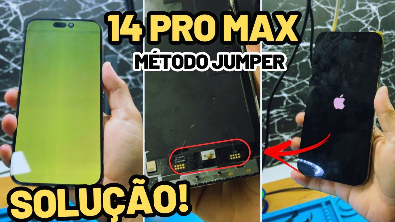 COMO RESOLVER ! 14 PRO MAX TELA VERDE, TELA BRANCA  - GREEN, WHITE SCREEN SOLUTION IPHONE 14 PRO MAX
