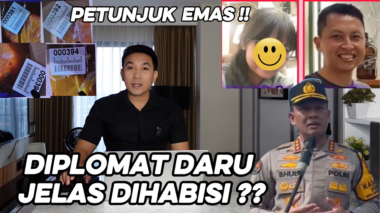 PENYIDIK P4NIK ?? BUKTI TAK TERBANTAHKAN DIPLOMAT DARU D1H4B1S1 SOSOK PROFESIONAL YG SAK1T HATI ??