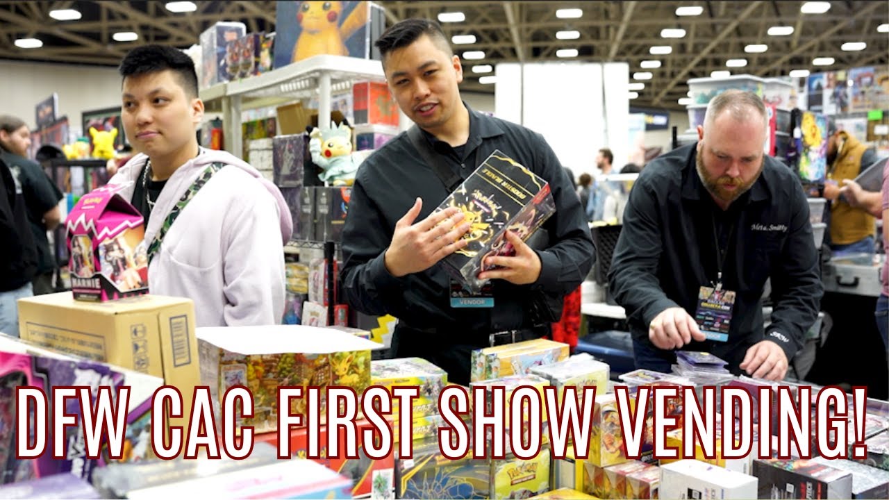 DALLAS COLLECT-A-CON FIRST TIME VENDING! POKEMON CARD SHOW