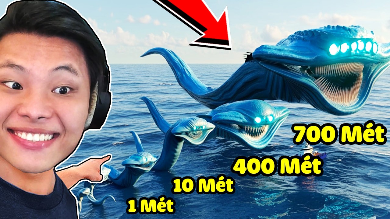 SO SÁNH Chiều Cao Thủy Quái EL GRAN MAJA👅🐋JAYGRAY REACTION Quái Vật Đại Dương Khổng Lồ Nhất Thế Giới
