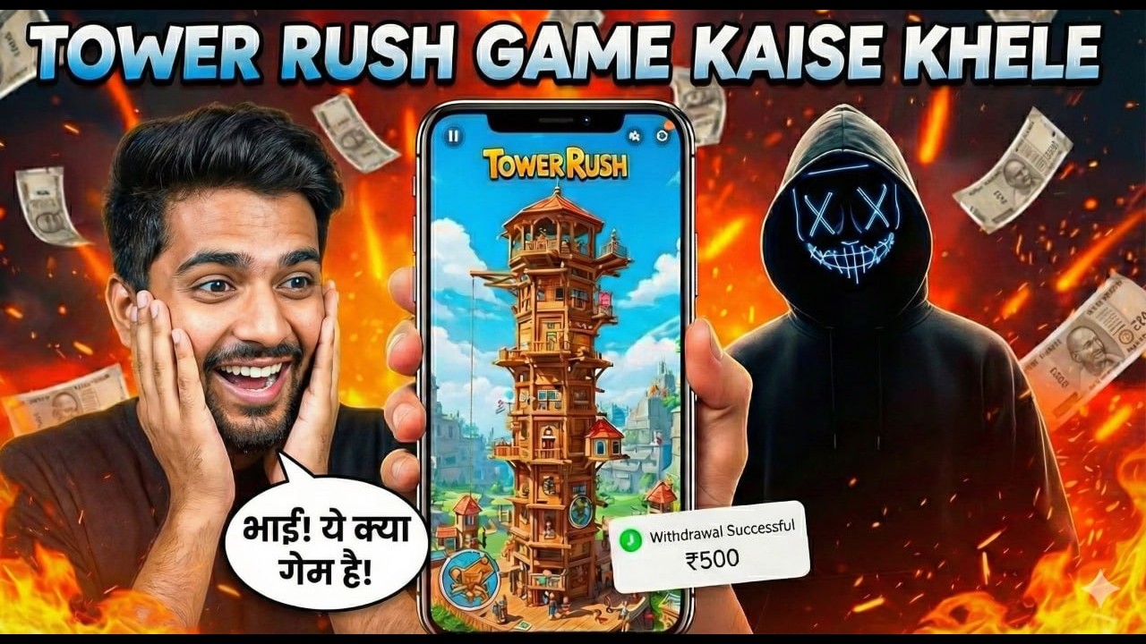 LIVE Withdrawal Proof 😱 | Tower Rush Game Real Or Fake? | Tower Rush Game Kaise Khele 2026