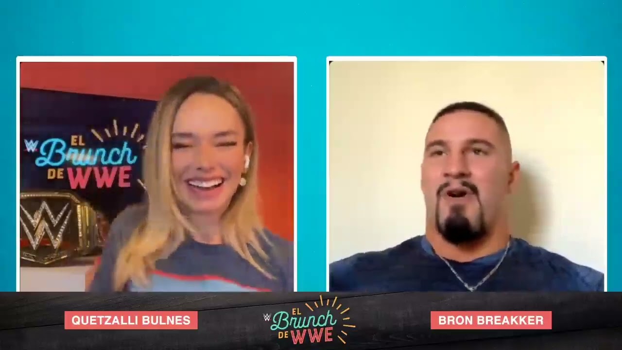 QUETZALLI BULNES WITH BRON BREAKKER EXCLUSIVE INTERVIEW #elbrunchdewwe