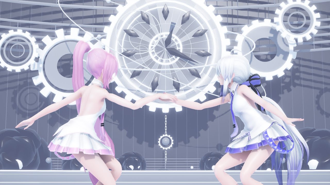 【MMD】ニア【弱音ハク・巡音ルカ/Haku・Luka】