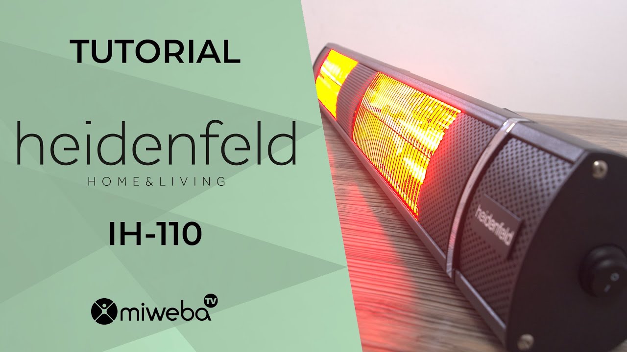 💡 TUTORIAL: Heidenfeld Heizstrahler IH110 | Anleitung | Bedienung 2023