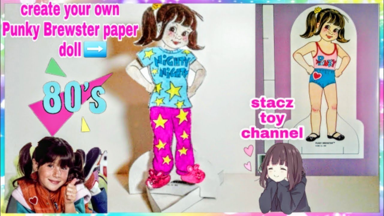 Punky Brewster Paper Doll