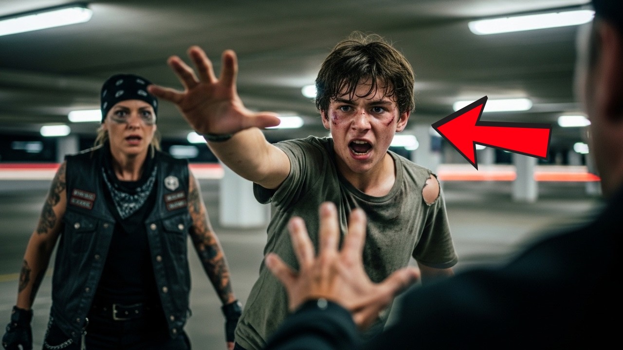 Homeless Boy Saved a Biker Mom from an Assassin—Hells Angels Took Action