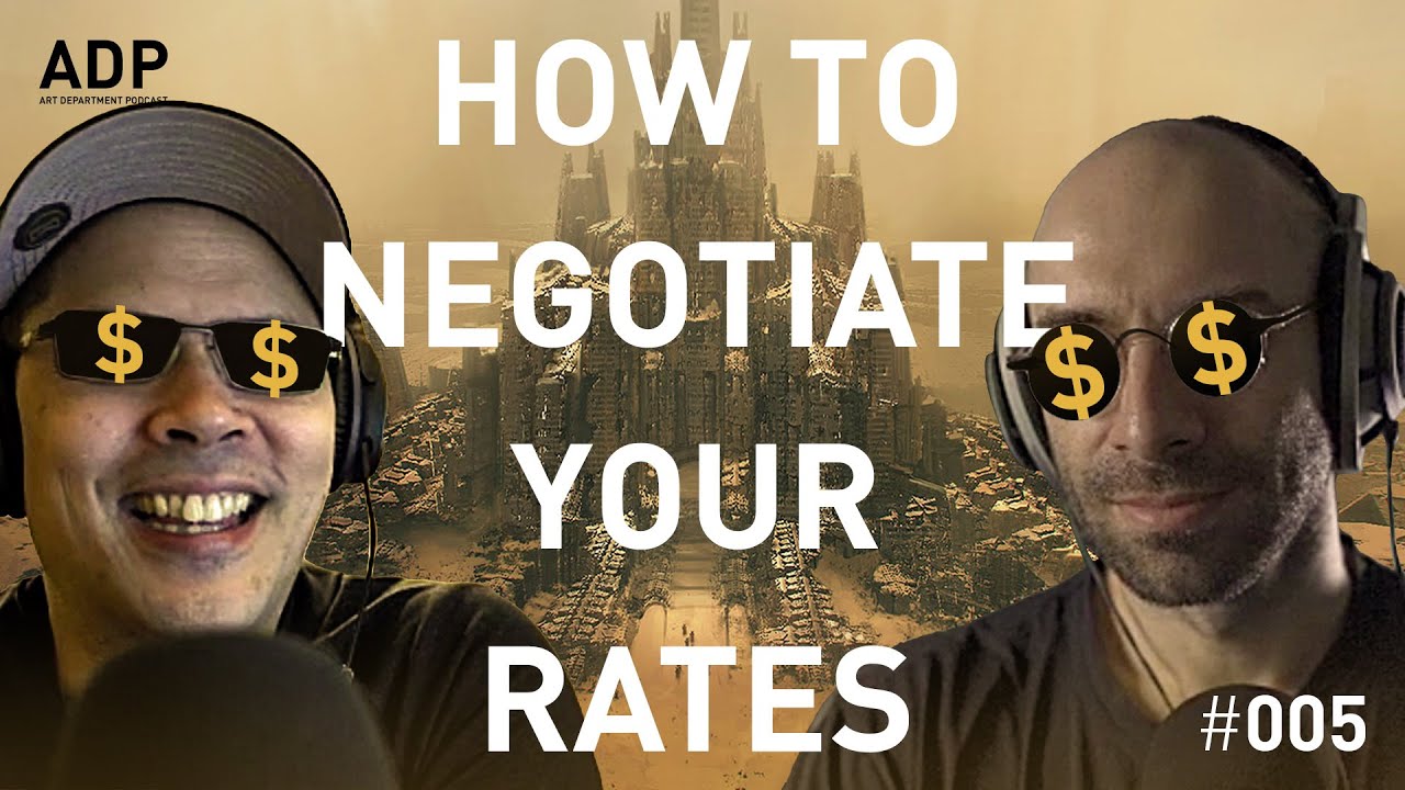 How to negotiate your salary or rate as an artist - Art Department Podcast #005