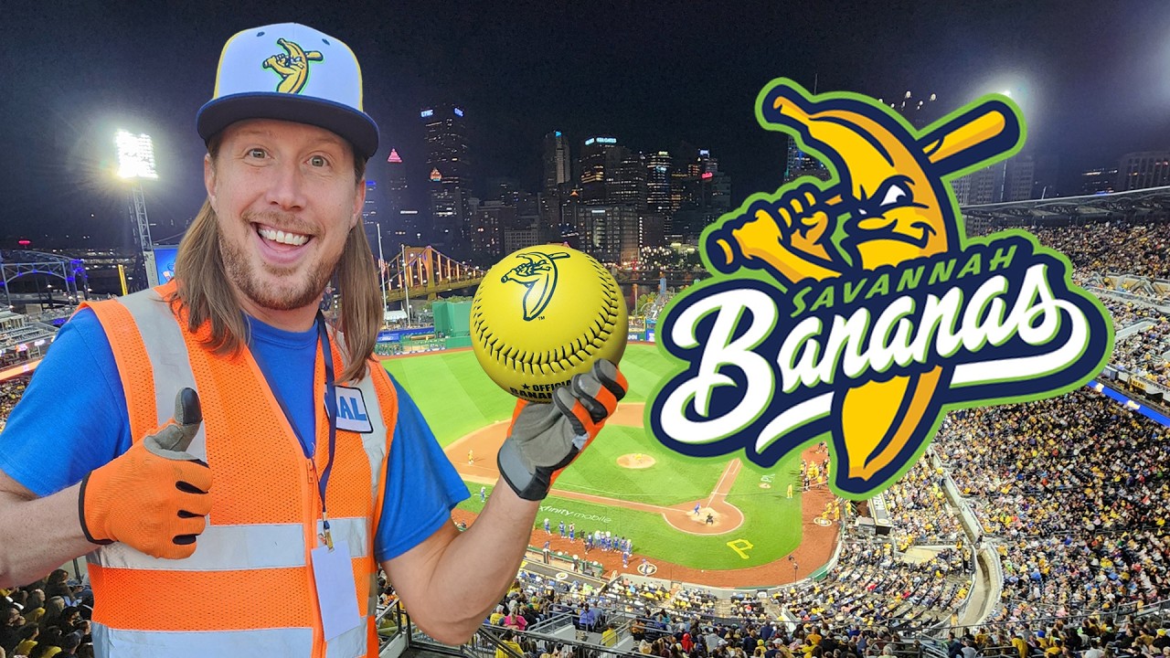Banana BALL! 🍌 Handyman Hal Meets the Savannah Bananas