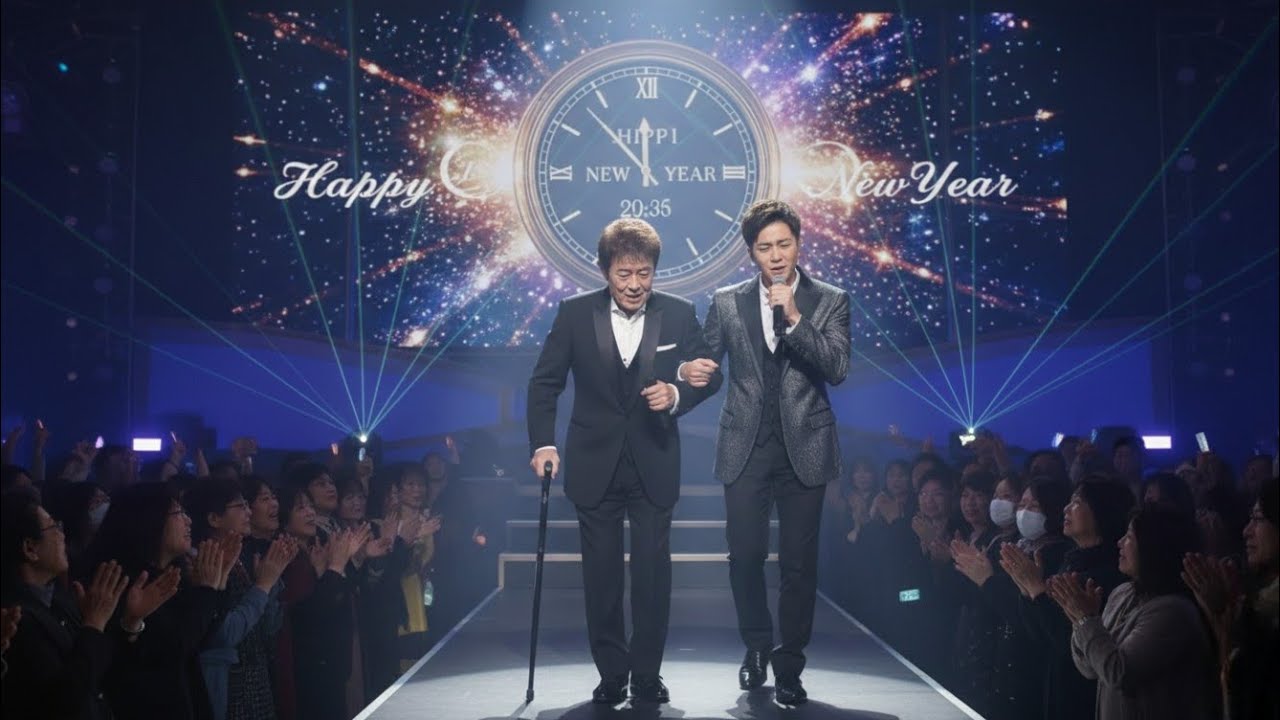 「病気の舟木一夫を中澤卓也が支え奇跡のステージへ✨涙と感動のニューイヤーパフォーマンス💖」