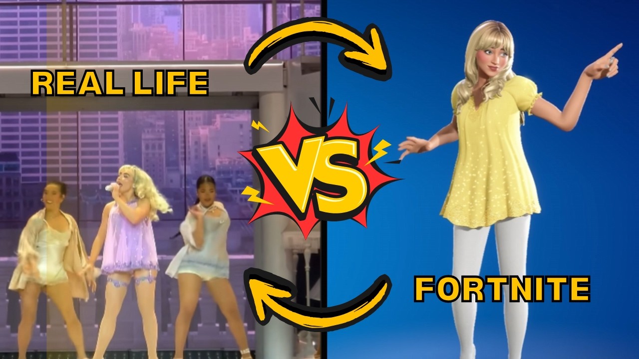 Danças do FORTNITE na vida real! #fortnite