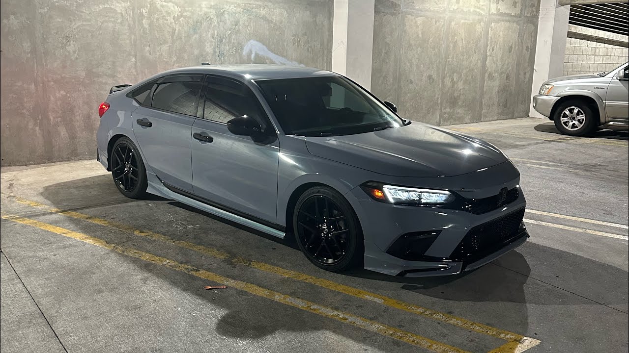 Установка боковых обвесов YOFER V2 на мой Honda CIVIC 2024 года