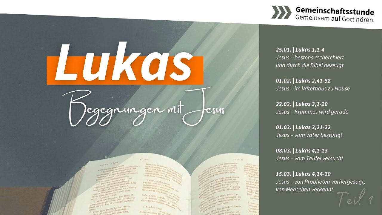 Gemeinschaftsstunde am 01.02.2026