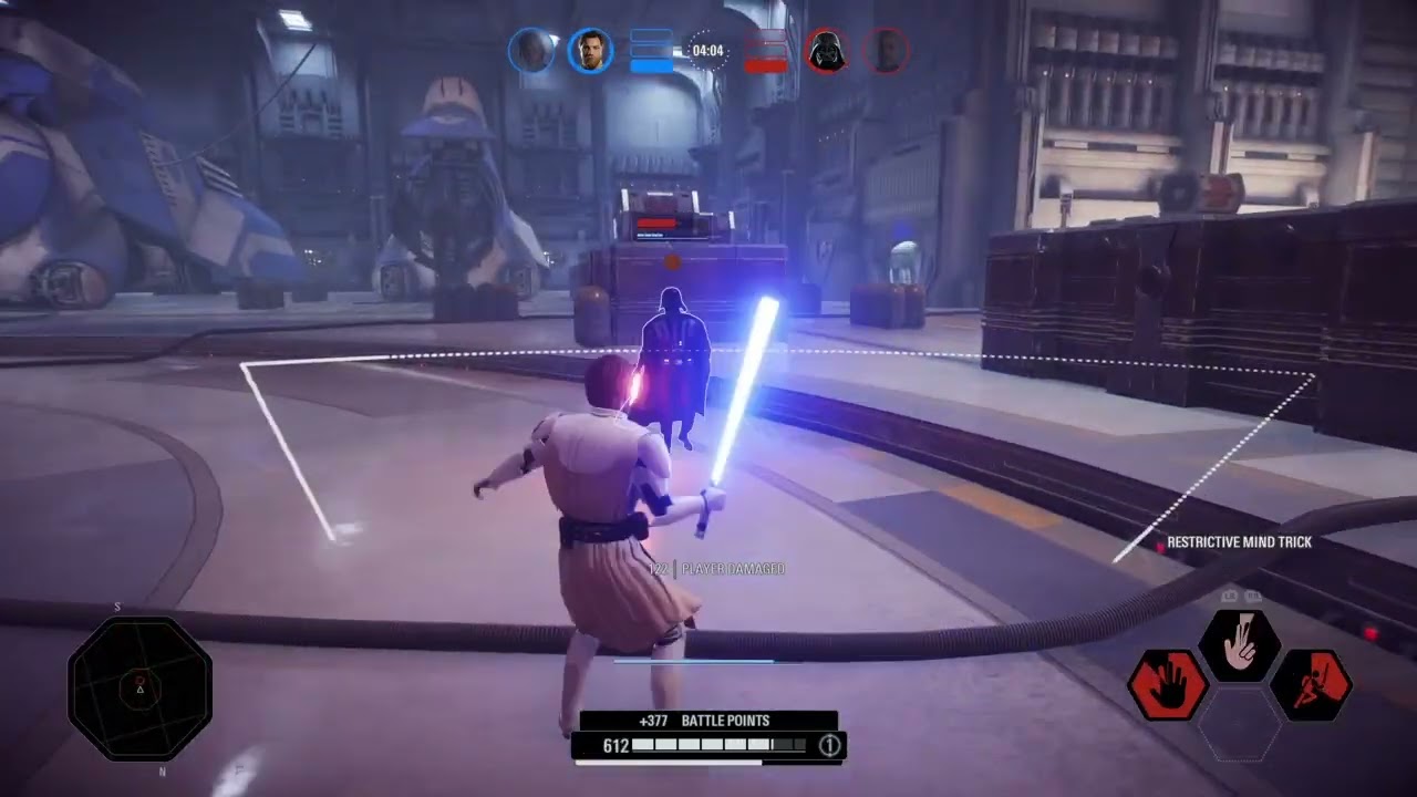 Star wars battlefront 2: Obi-Wan 2 v 1  Darth Vader ,Count Dooku 