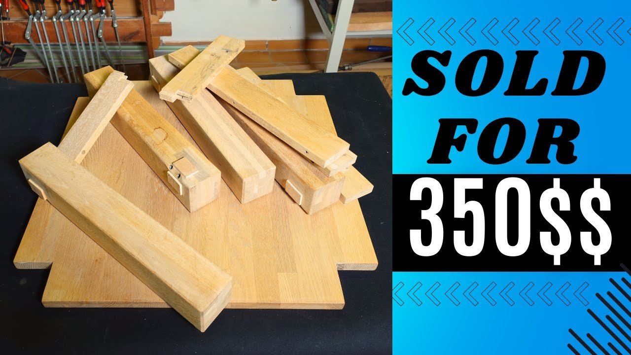 I made 17 items from this old coffee table 