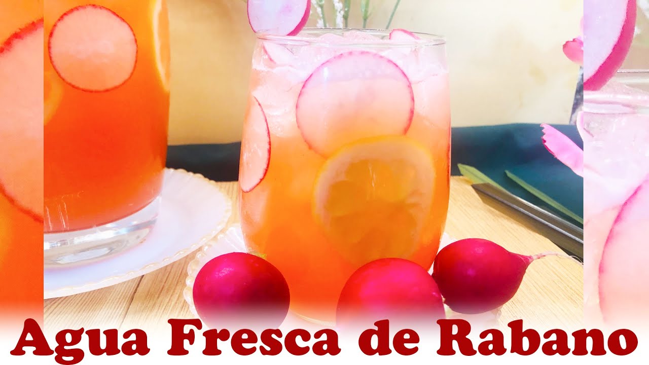 Deliciosa Agua Fresca de Rábano | Receta Refrescante y Saludable