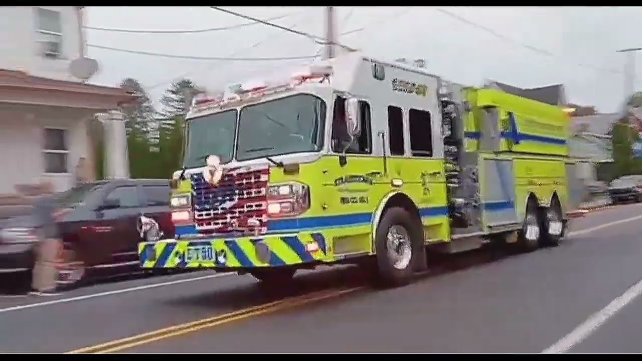 Fire trucks and ambulances responding compilation!